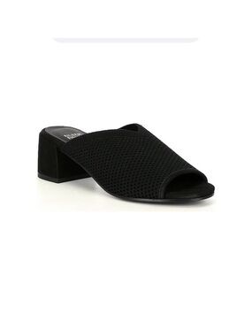 Eileen Fisher
Fave Stretch Fabric Block 2” Heel Sandals 
$175 size 8 New